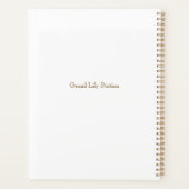 Fuchsia Lelie Planner (Achterkant)
