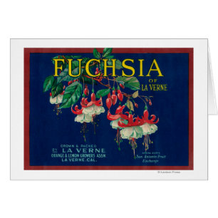 Fuchsia Lemon LabelLa Verne, CA