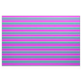 Fuchsia, Light Zee Green en Light Grey Stripes Stof (Fat Quarter)