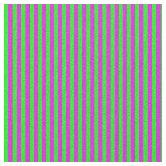 Fuchsia & Limoen Lines Patroon Stof (Close Up)
