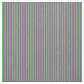 Fuchsia & Limoen Lines Patroon Stof (Swatch)