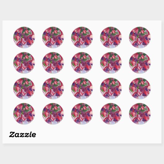Fuchsia Lore Ronde Sticker (Vel)