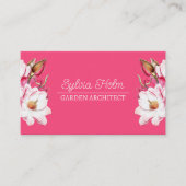 Fuchsia Magenta Magnolia Botanische naam Visitekaartje (Voorkant)