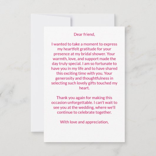 Fuchsia Majolica tegels oranje pioenrozen Bedankkaart (Achterkant)