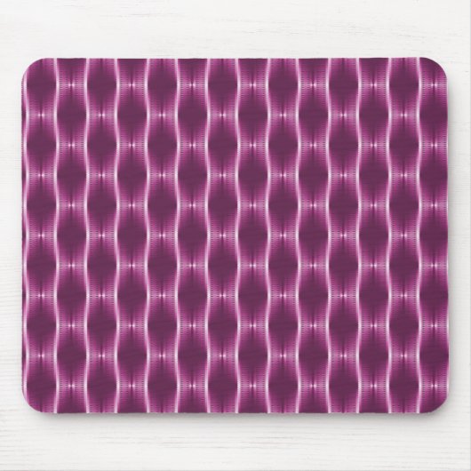 Fuchsia Metallic Ribbons Mousepad Muismat (Voorkant)