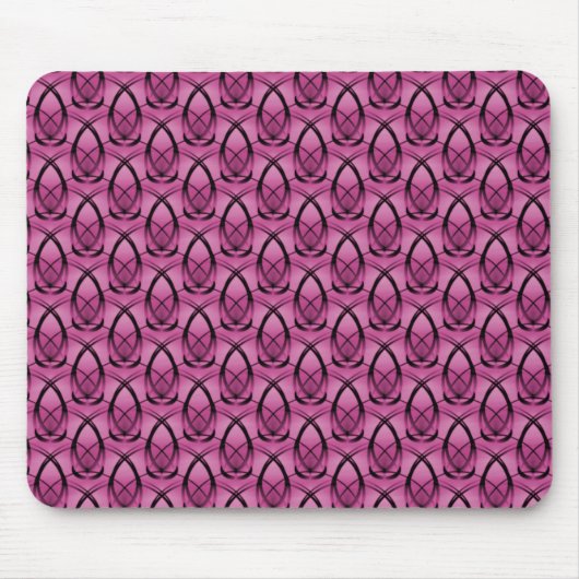 Fuchsia Mode Forward Mousepad Muismat (Voorkant)