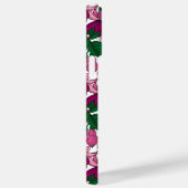 Fuchsia monogram Case-Mate iPhone case (Achterkant / Rechts)