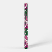 Fuchsia monogram samsung galaxy hoesje (Rechterkant)