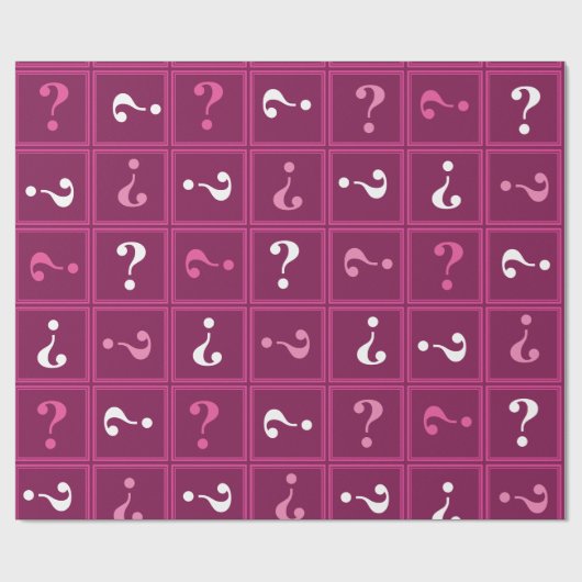 Fuchsia mysterie cadeaupapier (Vlak)