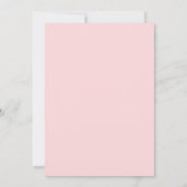Fuchsia Navy Lichtgevende Lente Bruiloft Kaart (Achterkant)