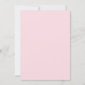 Fuchsia Navy Schilderachtige Lente Bruiloft Kaart (Achterkant)