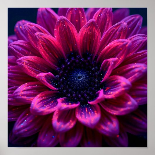 Fuchsia Nevel Poster (Voorkant)
