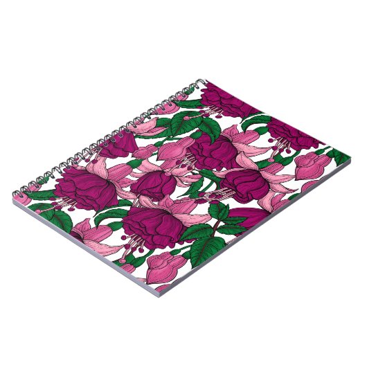 Fuchsia Notitieboek (Linkerzijde)