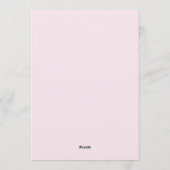 Fuchsia & Orange Painterly Bloom Wedding Kaart (Achterkant)