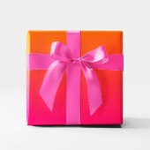 Fuchsia Oranje gradiënt Cadeaupapier