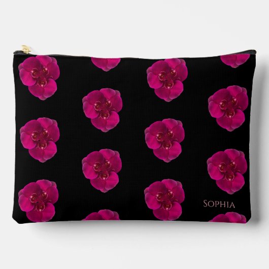 Fuchsia orchideeën etui (Voorkant)