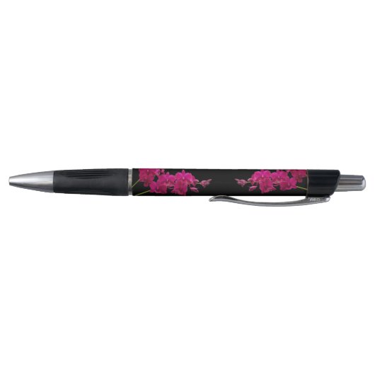 Fuchsia Orchids op Black-Wedding- Pen (Bodem)