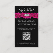 Fuchsia Orchids- We Do-Wedding Rings-Registry- Visitekaartje (Achterkant)