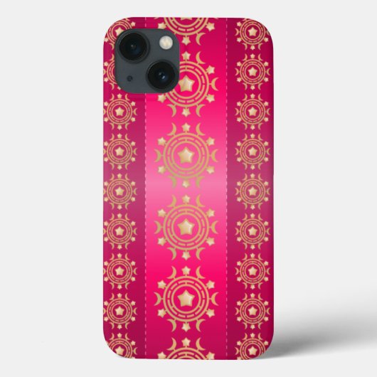 Fuchsia Oriental Mandala Pattern Case-Mate iPhone Case (Achterkant)