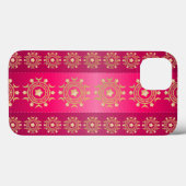 Fuchsia Oriental Mandala Pattern Case-Mate iPhone Case (Achterkant (horizontaal))
