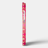 Fuchsia Oriental Mandala Pattern Case-Mate iPhone Case (Achterkant / Links)