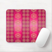 Fuchsia Oriental Mandala Pattern Muismat (Met muis)