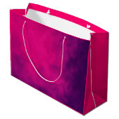 Fuchsia Paarse Cloud Gift Bag –  Groot Cadeauzakje (Achterkant Gekanteld)