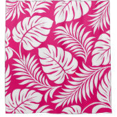 Fuchsia Palm Douchegordijn (Voorkant)