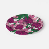 Fuchsia Papieren Bordje (Gekanteld)