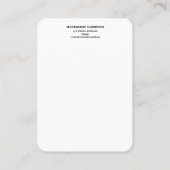 Fuchsia Pastel Earring Display Visitekaartje (Achterkant)