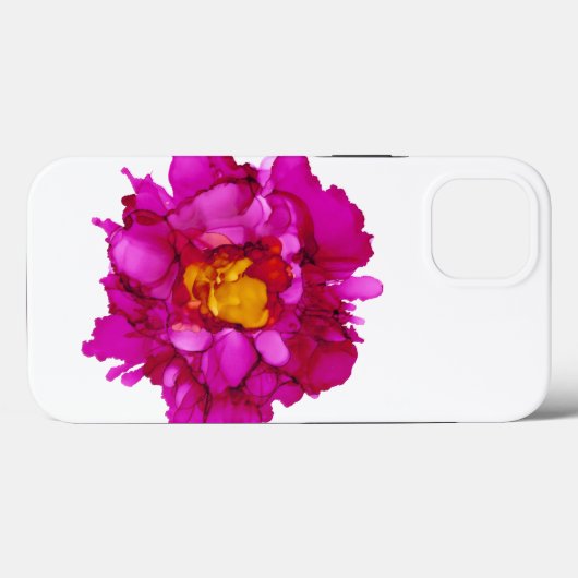 Fuchsia Peony - aanpasbaar!! Case-Mate iPhone Case (Achterkant (horizontaal))
