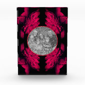 Fuchsia Peony Abstract Floral Uw toevoegen Fotoblokken (Voorkant)