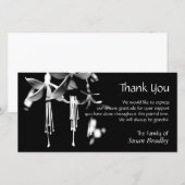 Fuchsia Persoonlijke sympathie Bedankt Fotokaart (Voorkant / Achterkant)