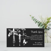 Fuchsia Persoonlijke sympathie Bedankt Fotokaart (Staand voorkant)