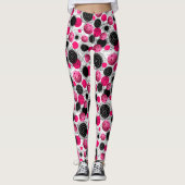 Fuchsia Pickleball Leggings (Voorkant)