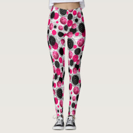 Fuchsia Pickleball Leggings