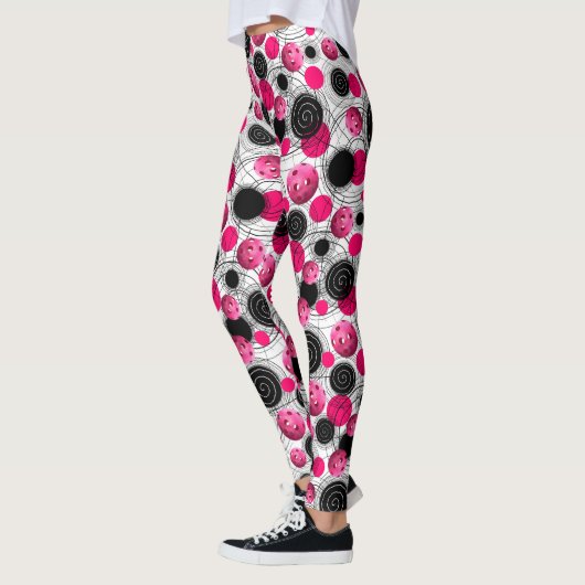 Fuchsia Pickleball Leggings (Links)