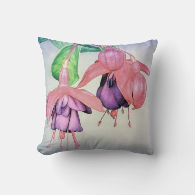 Fuchsia pillow kussen (Voorkant)