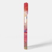 FUCHSIA PINK ABSTRACT Blue Sapphire Gemstone Case-Mate iPhone Case (Achterkant / Rechts)