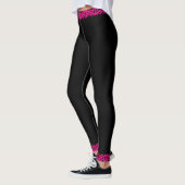 Fuchsia Pink & Black 4Tina Leggings (Links)