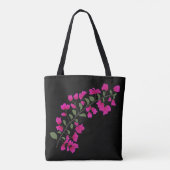 Fuchsia Pink Bougainvillea Canvas tas (Achterkant)