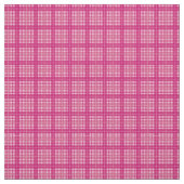 Fuchsia Pink Bright Gingham Pset Tartan Stof (Swatch)