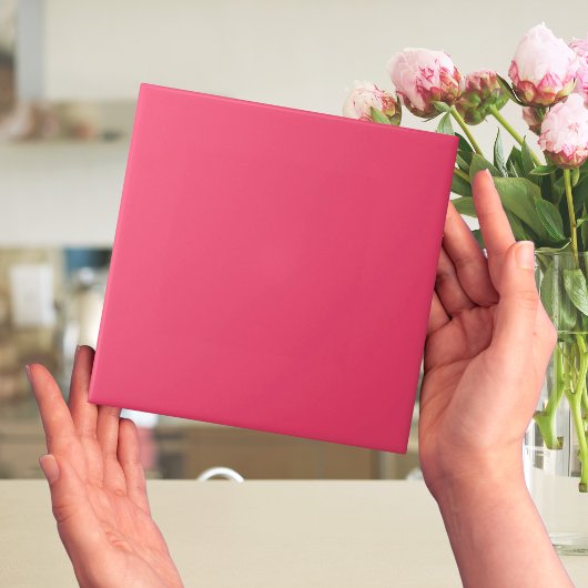 Fuchsia Pink Color Tegel Tegeltje