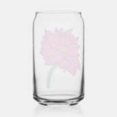 Fuchsia Pink Flower with blue background Tote Blikvorm Glas (Achterkant)