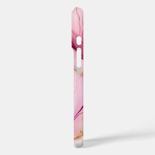 Fuchsia Pink Gold Case-Mate iPhone Case (Achterkant / Links)