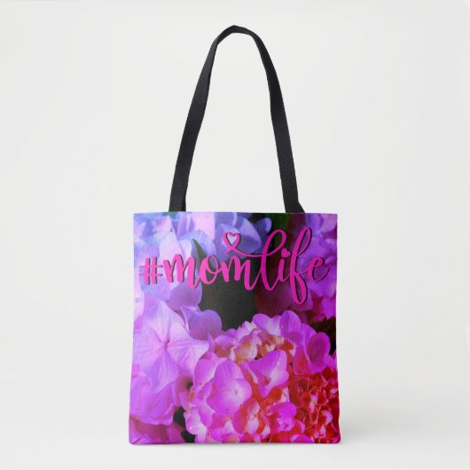 Fuchsia Pink Hydrangeas Tote Bag (Voorkant)
