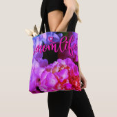 Fuchsia Pink Hydrangeas Tote Bag (Dichtbij)