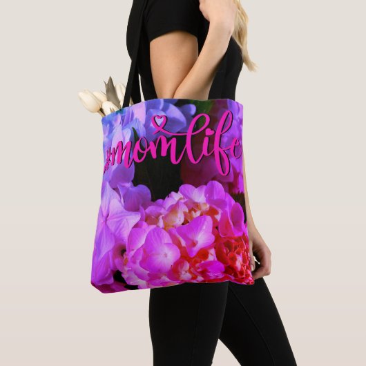Fuchsia Pink Hydrangeas Tote Bag (Dichtbij)