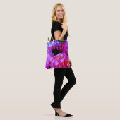 Fuchsia Pink Hydrangeas Tote Bag (Op model)