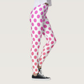 Fuchsia Pink Ombre Stippen Leggings (Rechts)